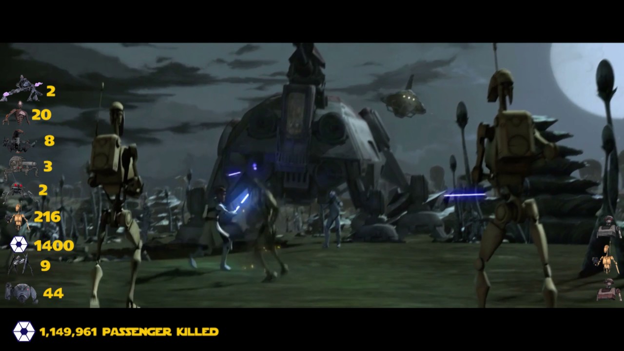 Star Wars The Clone Wars Season 2 Droid Death Count