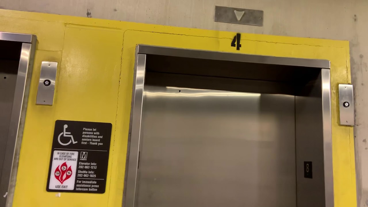 WMATA elevator series New Carrollton Metro parking garage