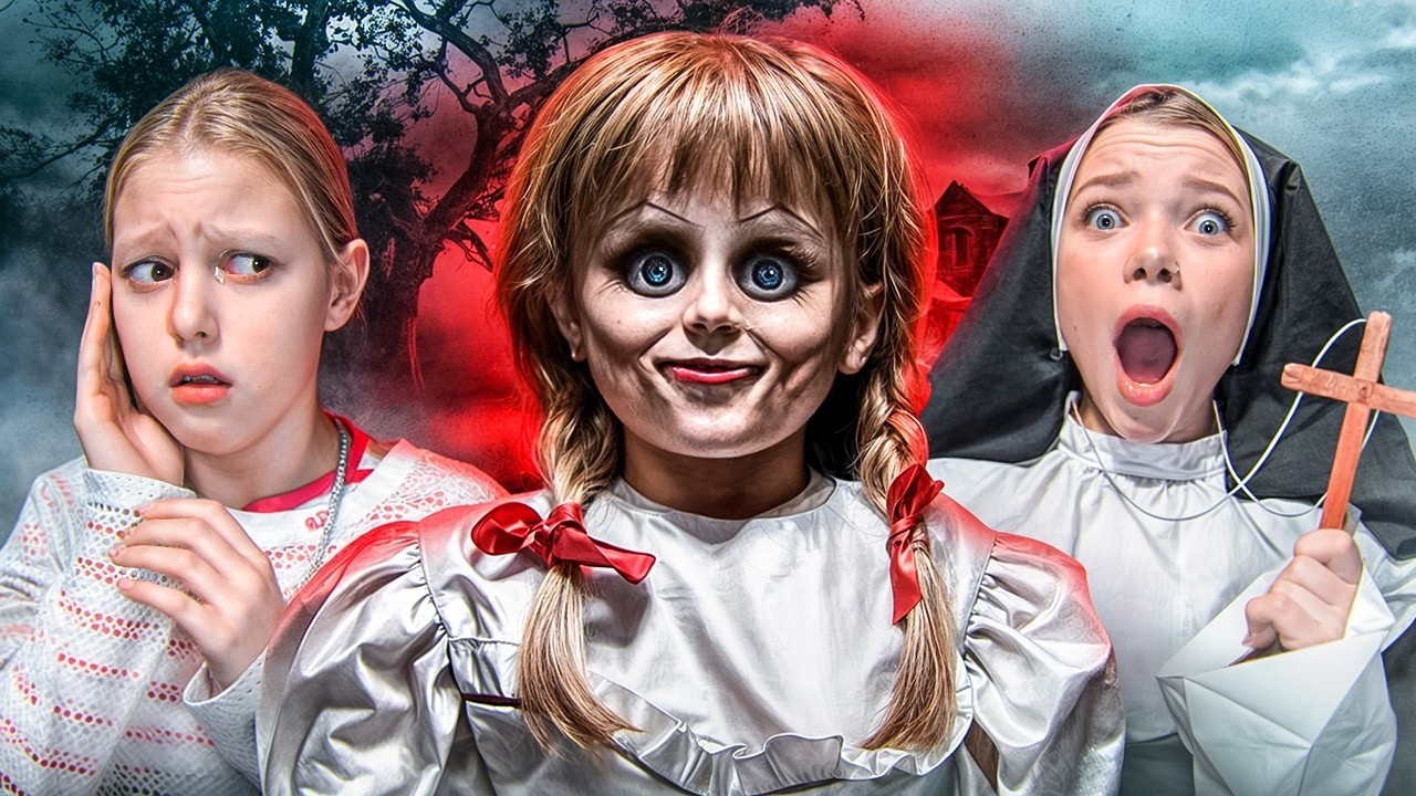 PĂPUȘA ANABELLE BLESTEMATA în casa lui Amelka 😨 Povești înfricoșătoare înainte de Halloween