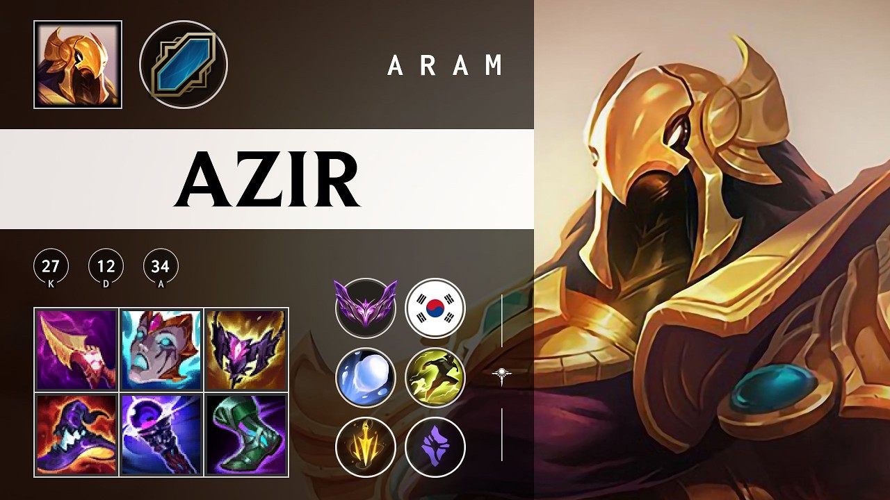 Azir ARAM - KR Master Patch 26.06