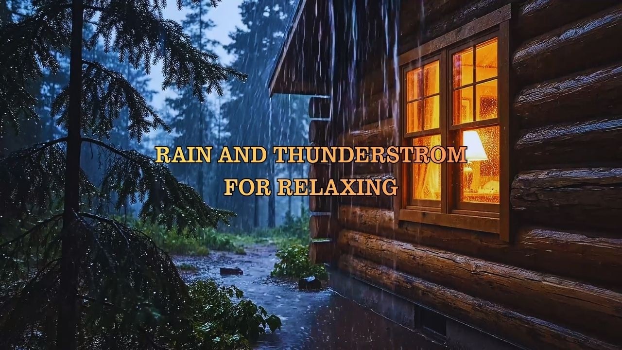 Rain Sounds For Sleeping - 99% Instantly Fall Asleep With Thunder Sound and Rain At Night #07