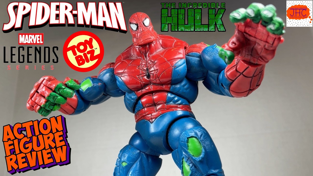 РАДИОАКТИВНЫЙ? Обзор фигурки Человека-паука из серии Marvel Legends от Toy Biz: Невероятный Халк.