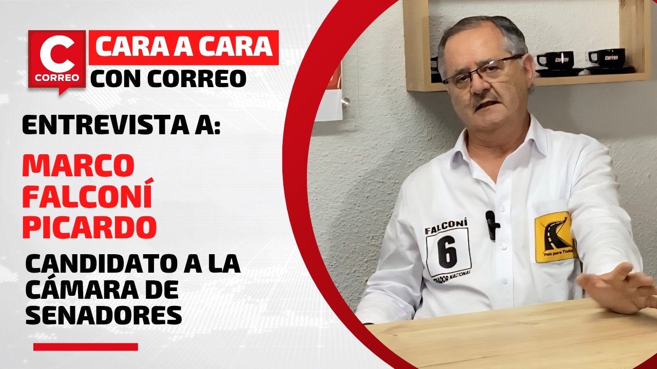Cara a Cara con Correo: Entrevista a Marco Falconí candidato a senador nacional