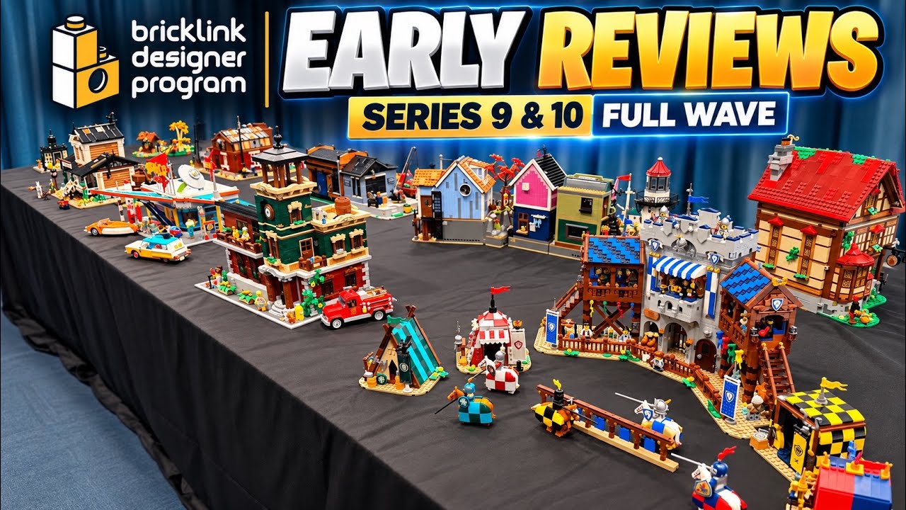 LEGO Bricklink Designer Program Series 9 & 10 EARLY Review