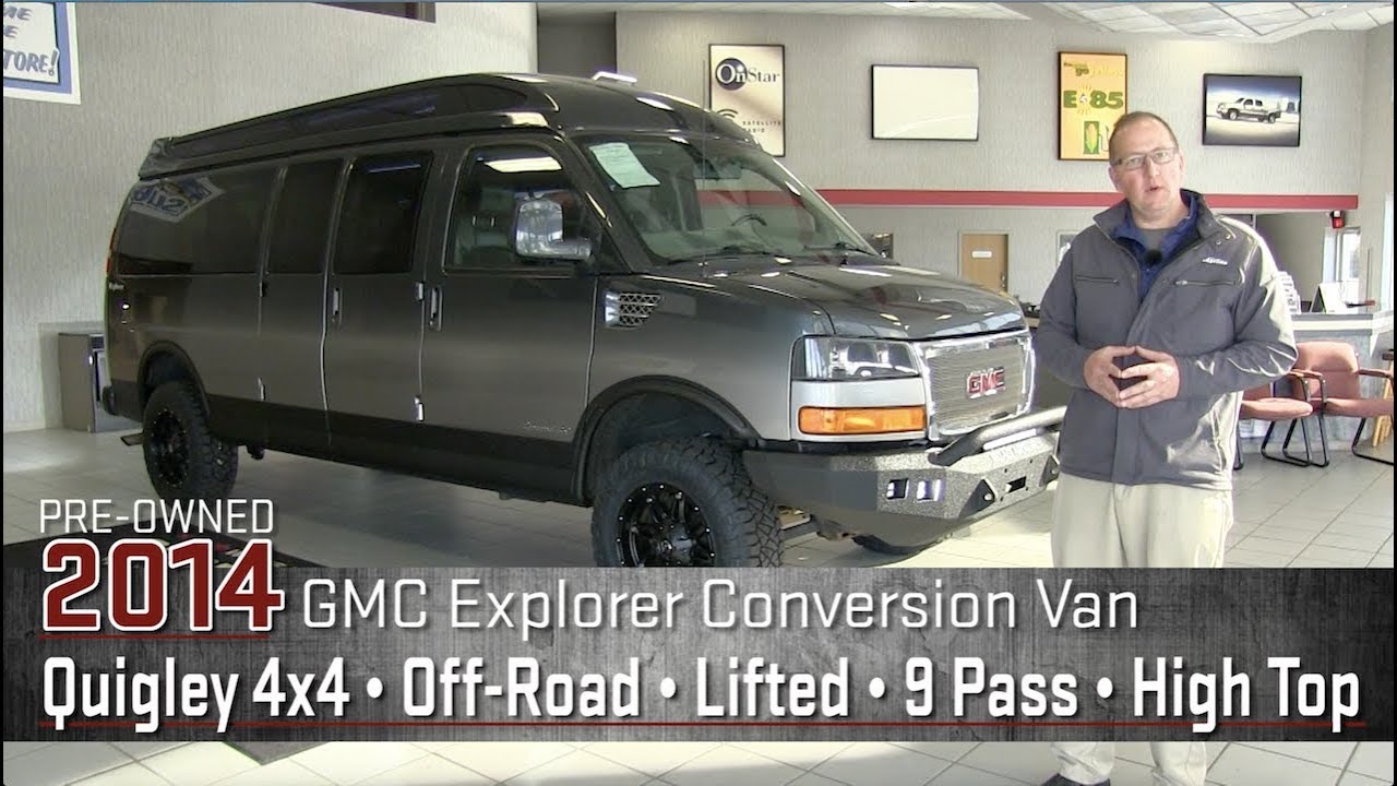 Custom 2014 GMC Off Road Lifted Explorer Conversion Van Quigley 4x4 | Auto Armor Bumper