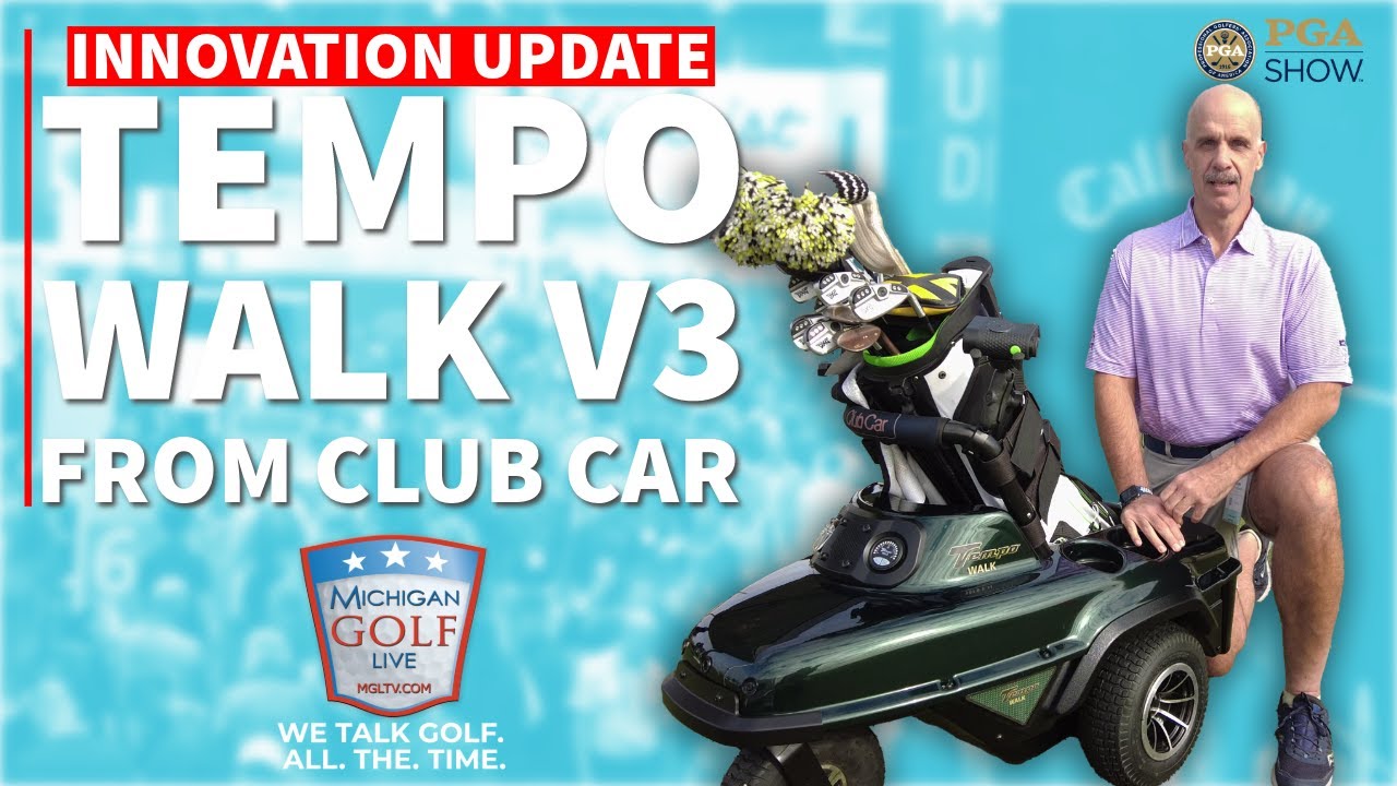 The New Tempo Walk from Club Car - '24 PGA Merchandise Show