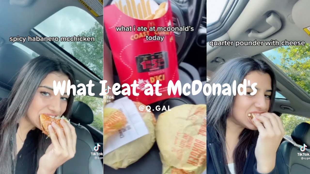 What I eat at McDonald's | Tiktok Compilation