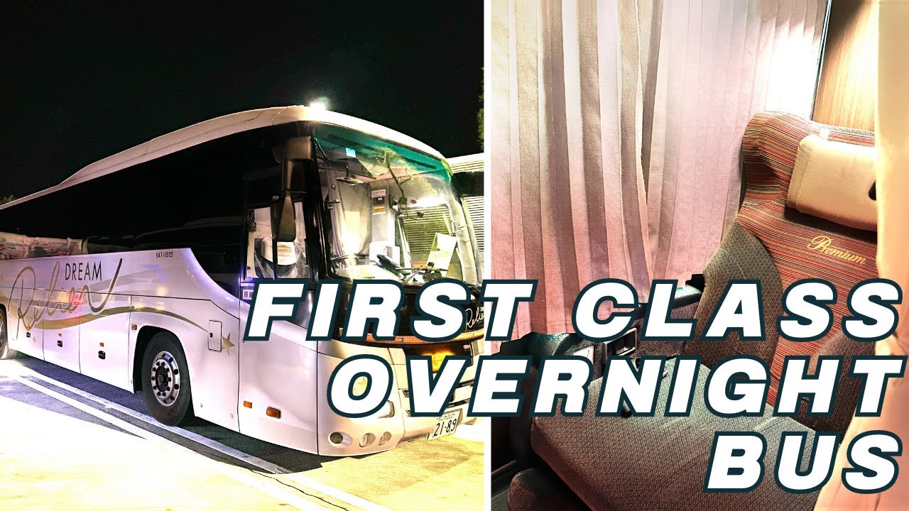 Ночное путешествие на автобусе из Осаки в Токио🇯🇵 | Dream Relier Precious Class 🌌 🚌