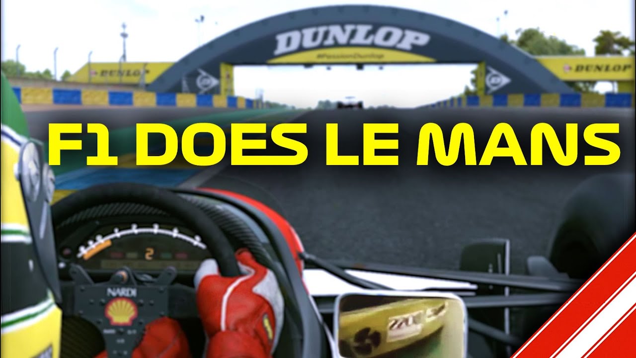 Automobilista 2 F1 McLaren MP4/7A (V12) at Le Mans 24h