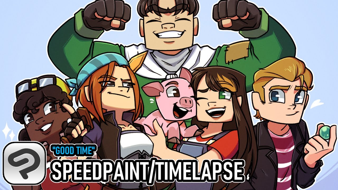Minecraft: Story Mode - Good Time | Speedpaint/Timelapse