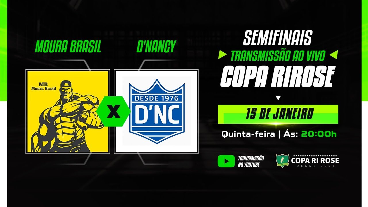 Moura Brasil x D'Nancy | Semifinais | Copa Ri Rose de Futsal 2026