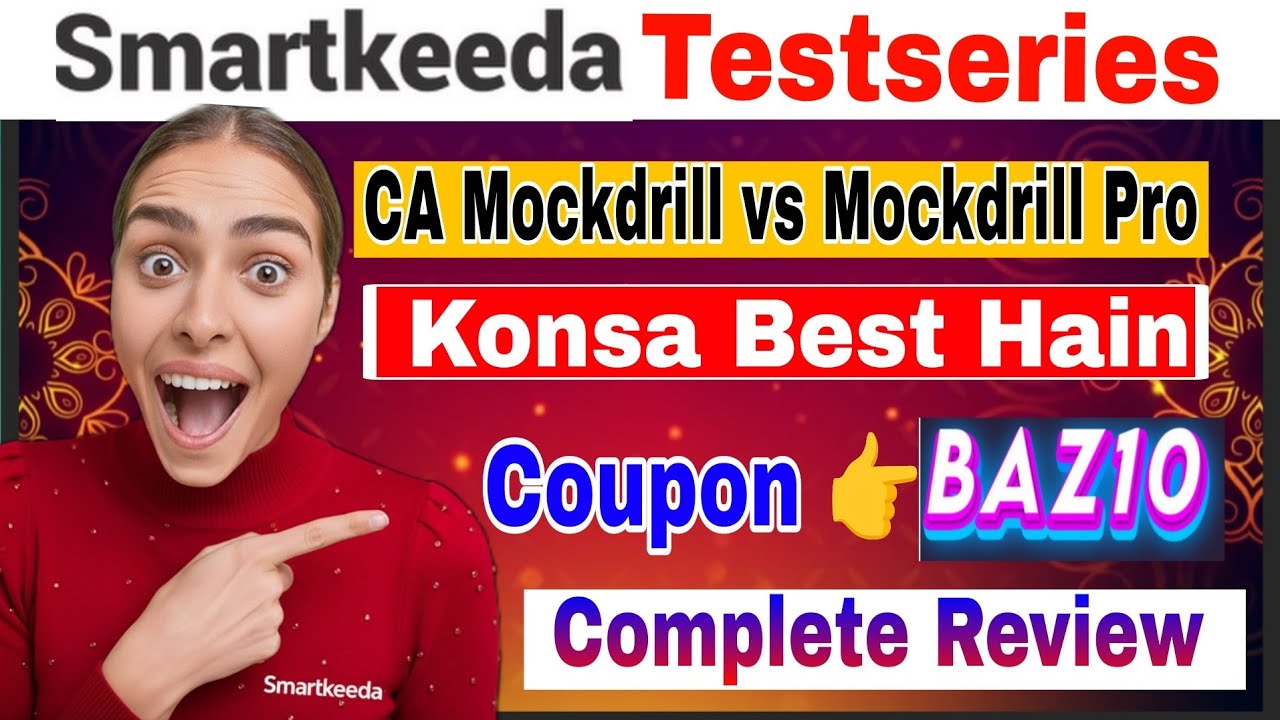 Smartkeeda coupon code | Smartkeeda CA mockdrill coupon code | CA  mockdrill pro | 