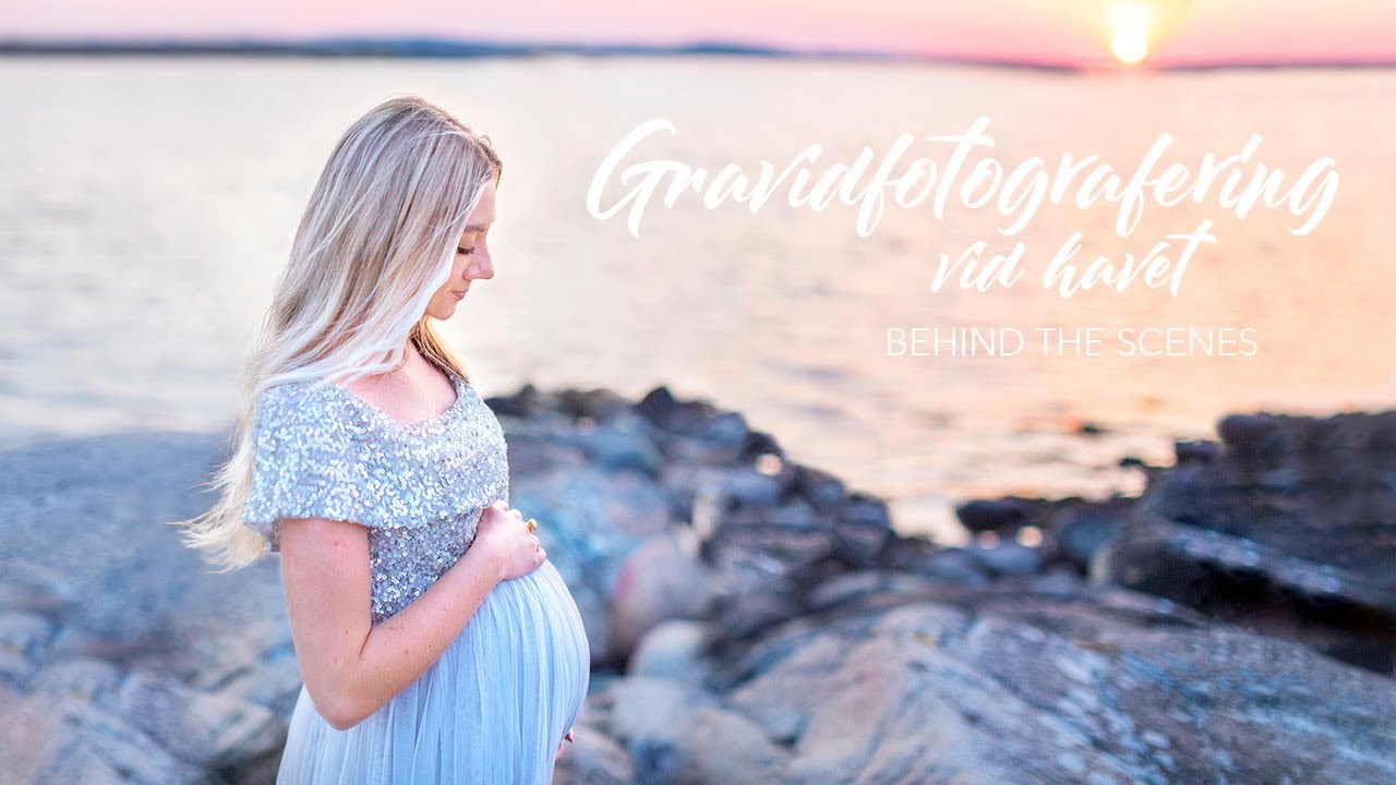 GRAVIDFOTOGRAFERING I GÖTEBORG VID HAVET