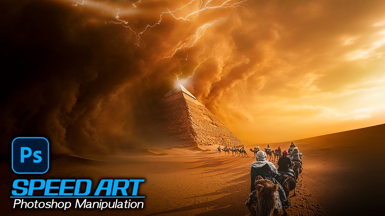 Creating sand storm of desert | PSMagic photoshop Manipulation