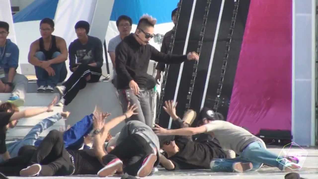 TAEYANG 태양 - fancam - I'll be there - dry rehearsal - 20111028 - Kpop super concert in Busan