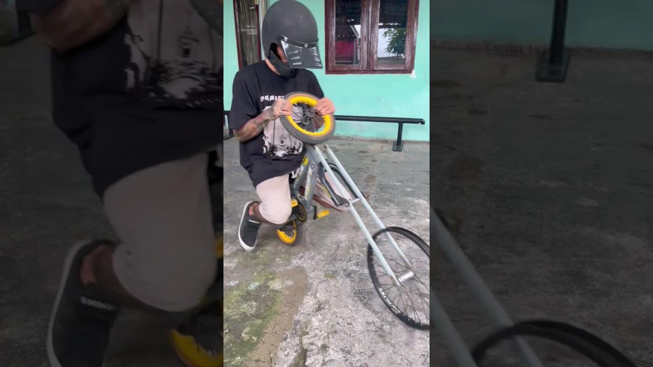 Eksperimen modifikasi sepeda Chopper mini✨