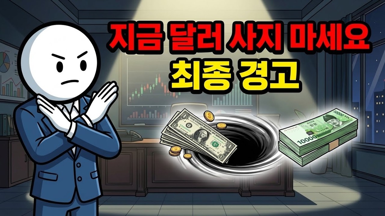 지금 달러 사면 '설거지' 당합니다. 2026년 환율에 대해 꼭 시청해야 할 영상