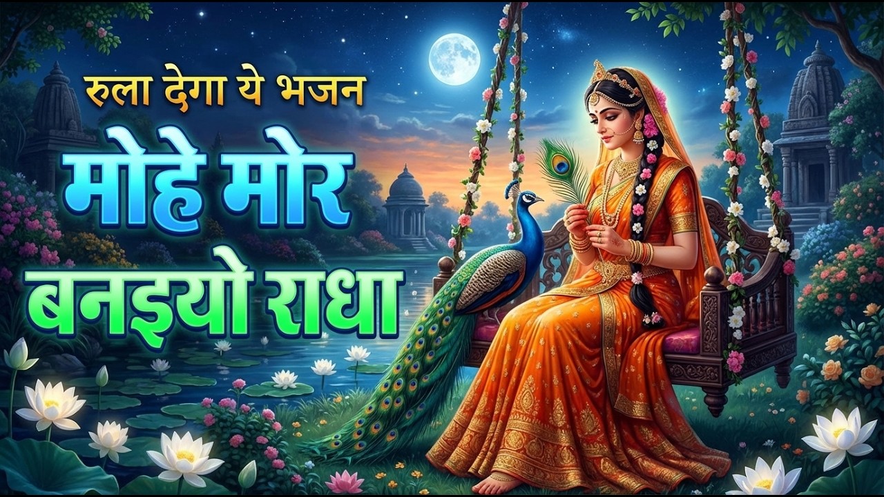 रुला देगा यह भजन | मोहे मोर बनइय्यो राधा | Mohe Mor Banaiyo Radha Apne Vrindavan Ko | Peaceful Radha