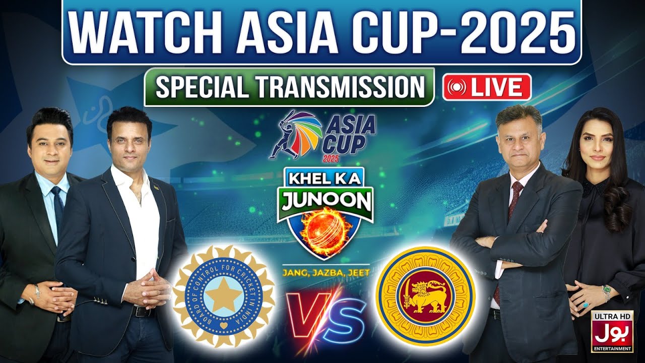 LIVE : Asia Cup 2025 Special Transmission | Khel Ka Junoon | BOL Entertainment