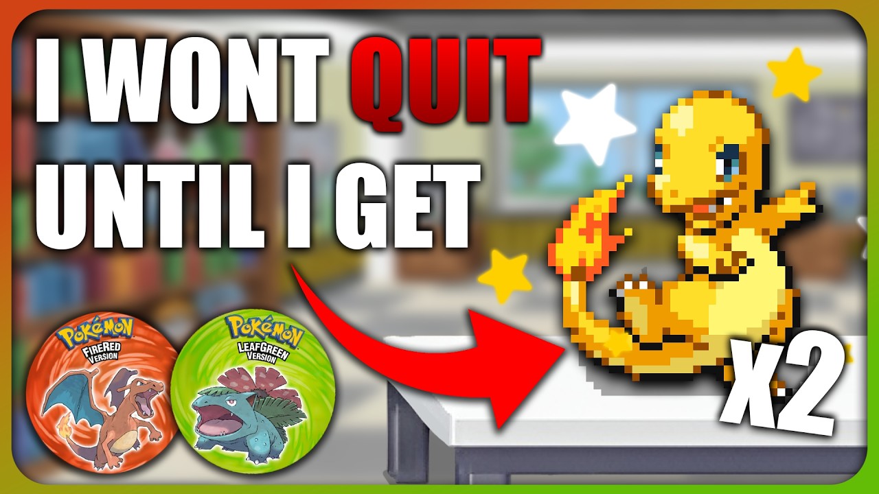 NOT STOPPING Until I get Shiny Charmander in Pok&eacute;mon FireRed & LeafGreen!