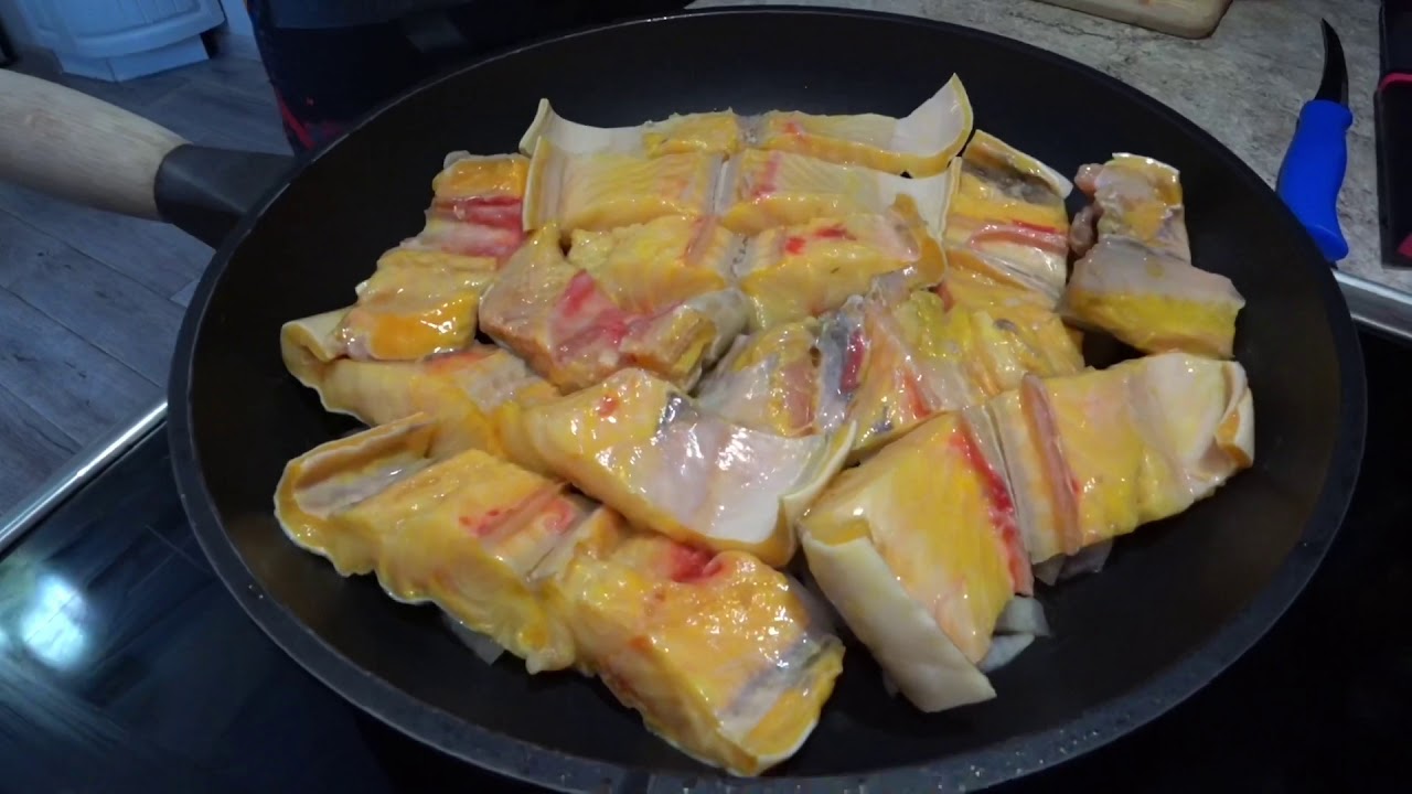 Как приготовить стерлядь на сковородке, просто и очень вкусно!