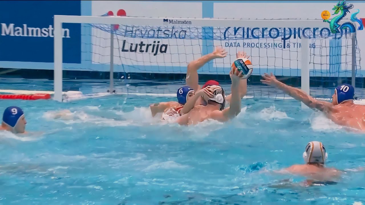 SPAIN  -  ROMANIA  Europеan Wаter Polo Chаmpionships 2024 Highlights PlayOff  1/4  12.01.24