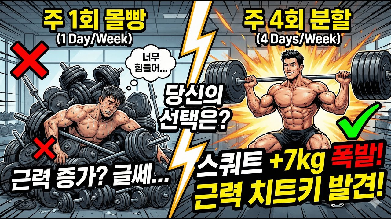 [논문][2023] 운동 시간은 똑같은데... 나누어 했더니 무게가 늘었다?!