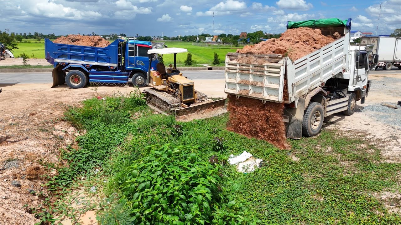 First Open a New Project !! Land 30 Trucks For Filling This Project [ Land Size 5x30 ]