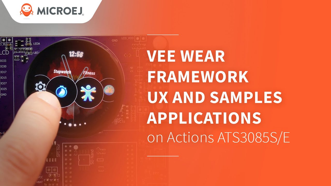 Smartwatch UI/UX Sample Applications on Actions Technology ATS3085S/E