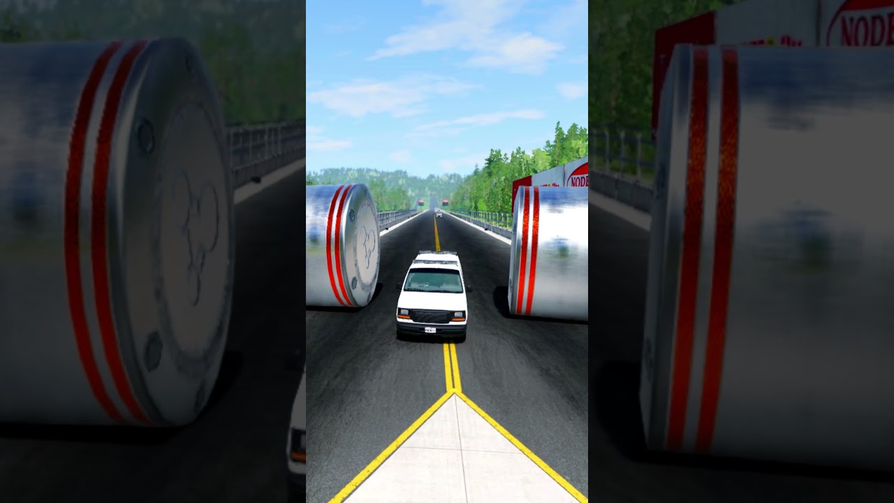 Van vs Giant Crushers 💥 | BeamNG Drive Ultimate Crash Test