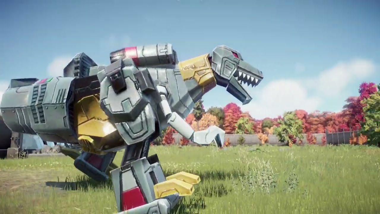 Dinosaur Skin Mod JWE2 Mecha Dinosaur bots Rampage, Grimlock, Slash, Sludge, Swoop, Snarl and Slug