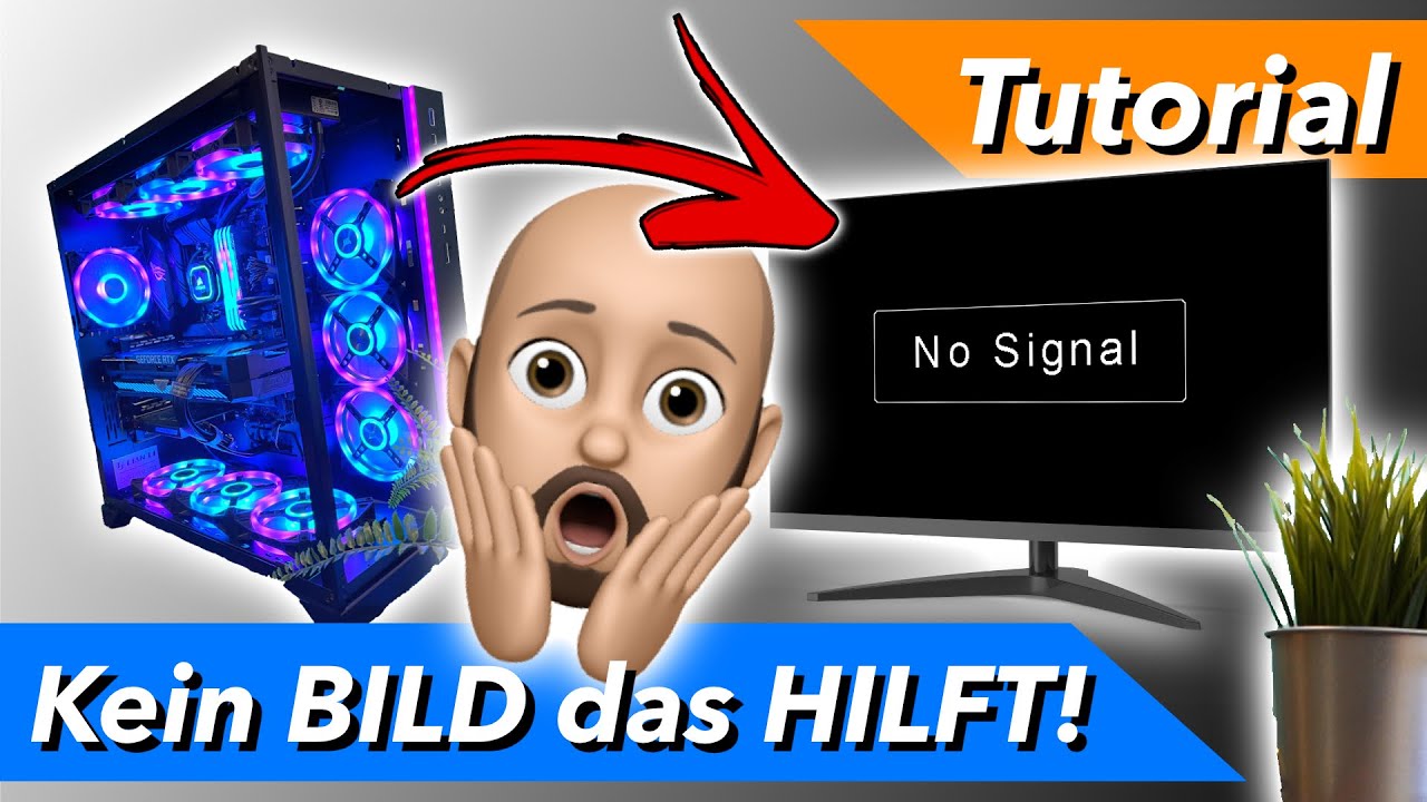 Kein Bild beim PC Start 🖥  Monitor bleibt schwarz, das HILFT! Tutorial