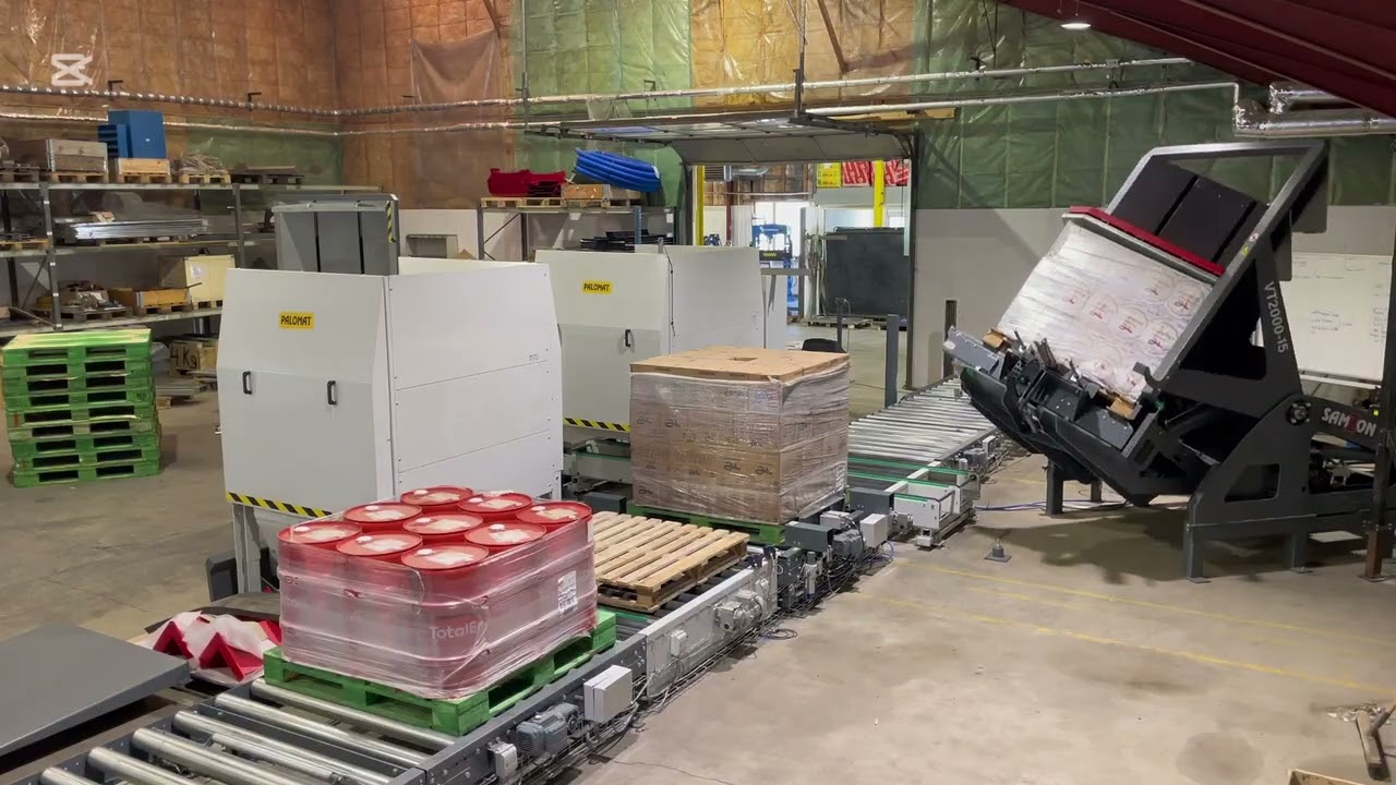 Samzon In-line Pallet Changer solution