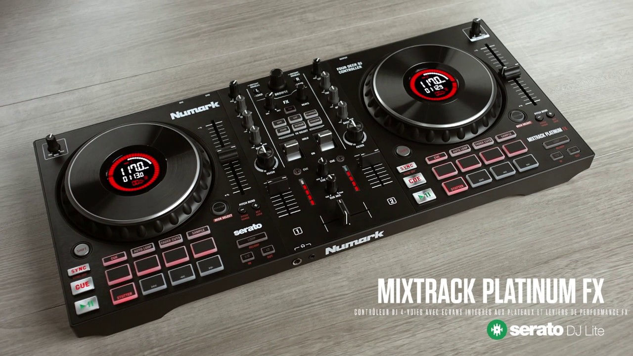 Le contrôleur NUMARK MIXTRACK PLATINUM FX pour SERATO DJ