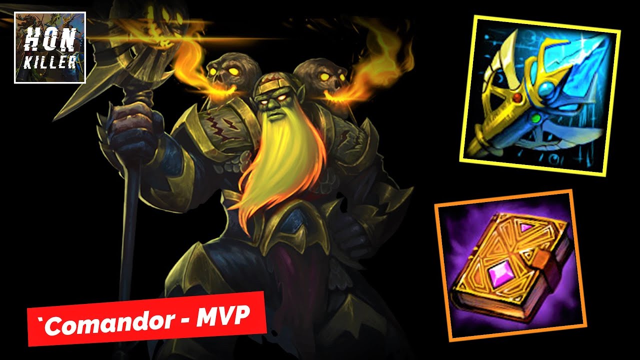 HoN Pyromancer STAFF OF THE MASTER with GRIMOIRE OF POWER - MVP
