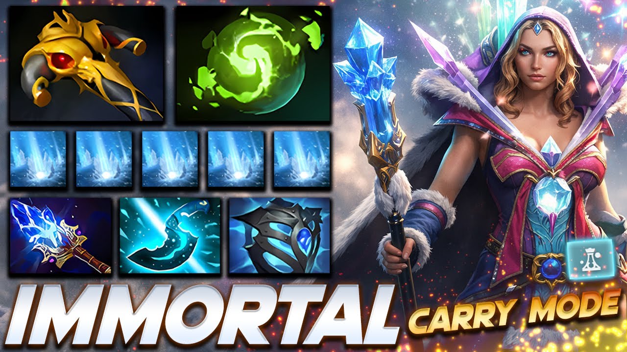 CRYSTAL MAIDEN CARRY MODE - Dota 2 Pro Gameplay [Watch & Learn]