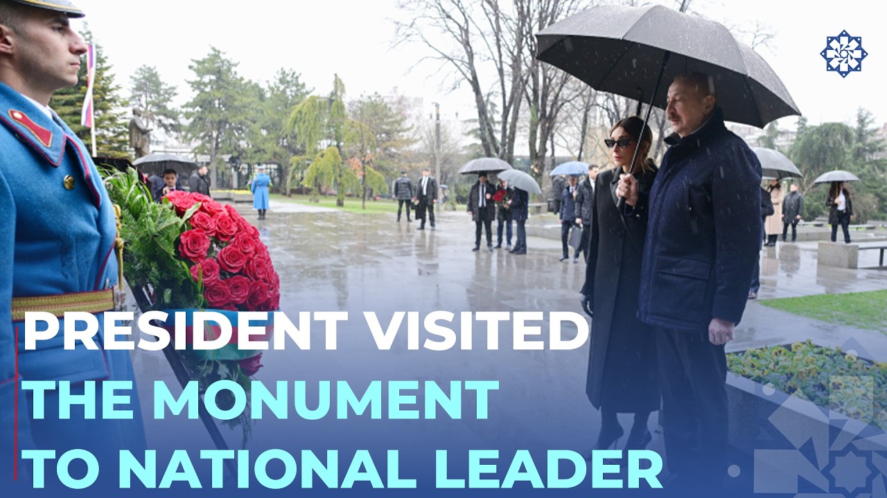 President visited monuments to National Leader Heydar Aliyev and Serbian writer in Belgrade