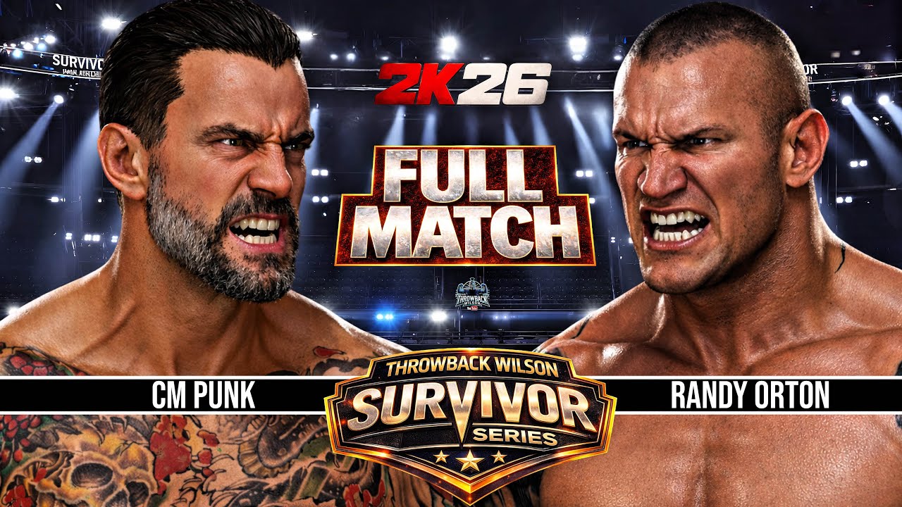 WWE Throwback Wilson: FULL MATCH - CM Punk vs. Randy Orton | Survivor Series, March 8, 2026