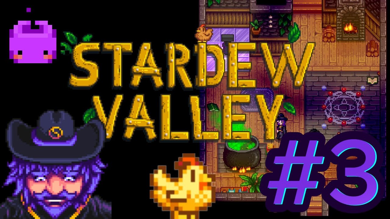 Stardew Valley Day 7-9 (No Commentary) 60Fps 4k