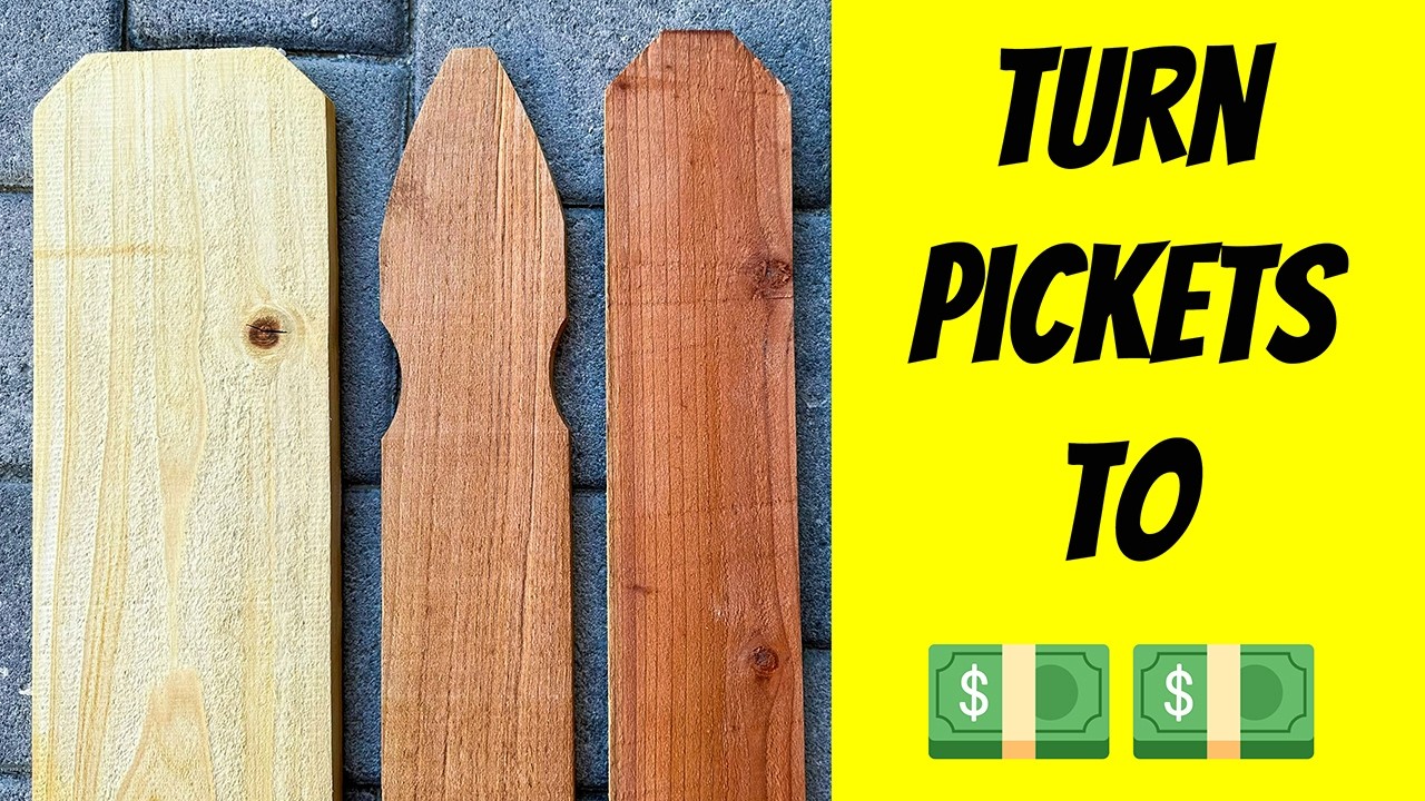 Make Money with Cheap Picket Fence Builds | Easy DIY Woodworking