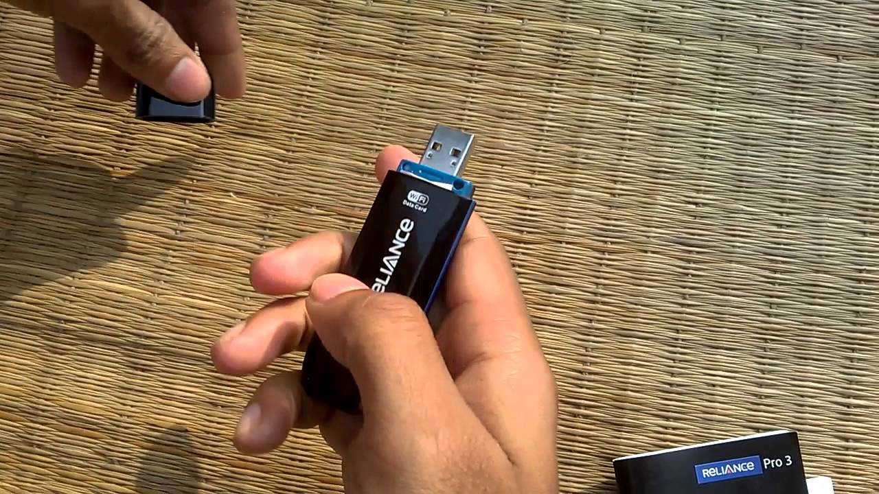 Reliance Pro 3 Data Card ZTE AC3633 Unboxing