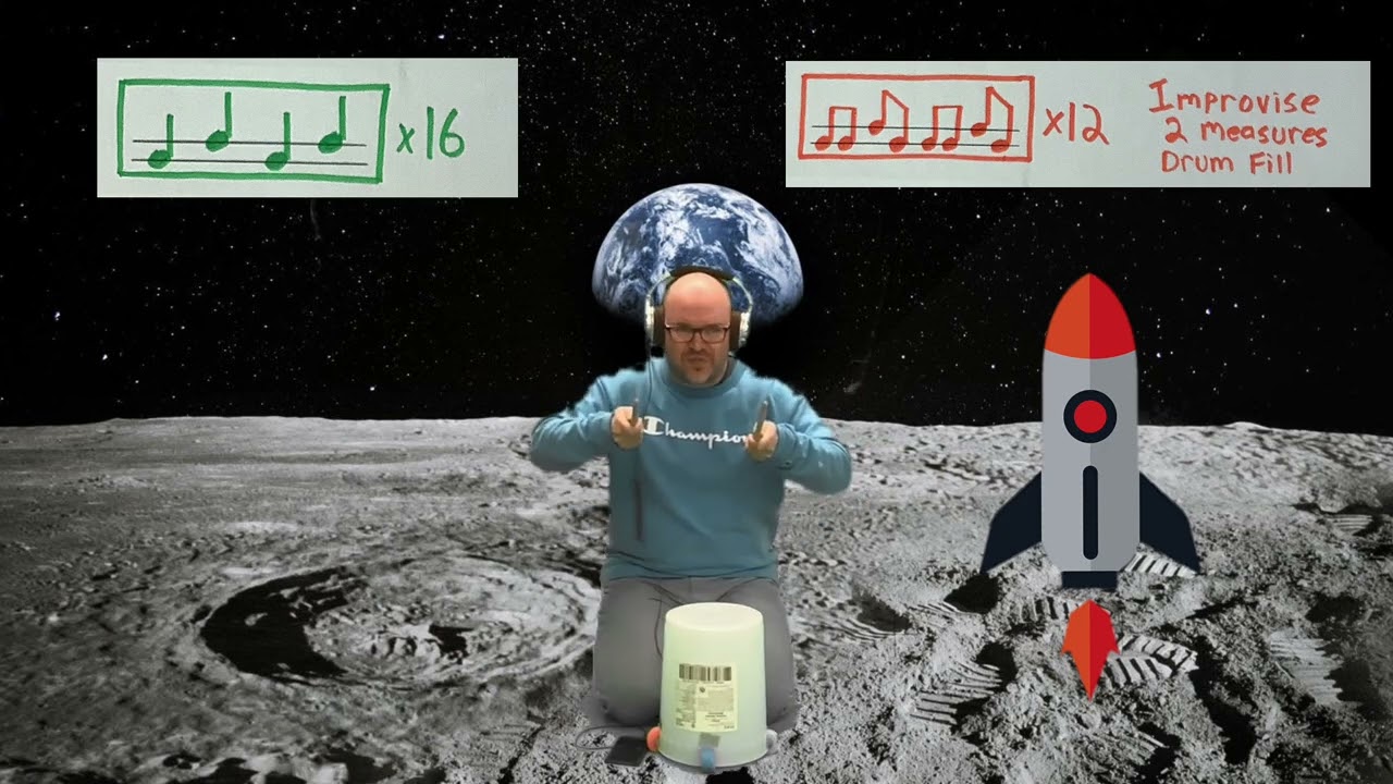 The Final Countdown - Bucket Drum Play Along