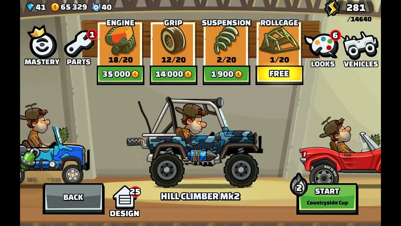 Me and Nathan playing hill climb racing 2 !