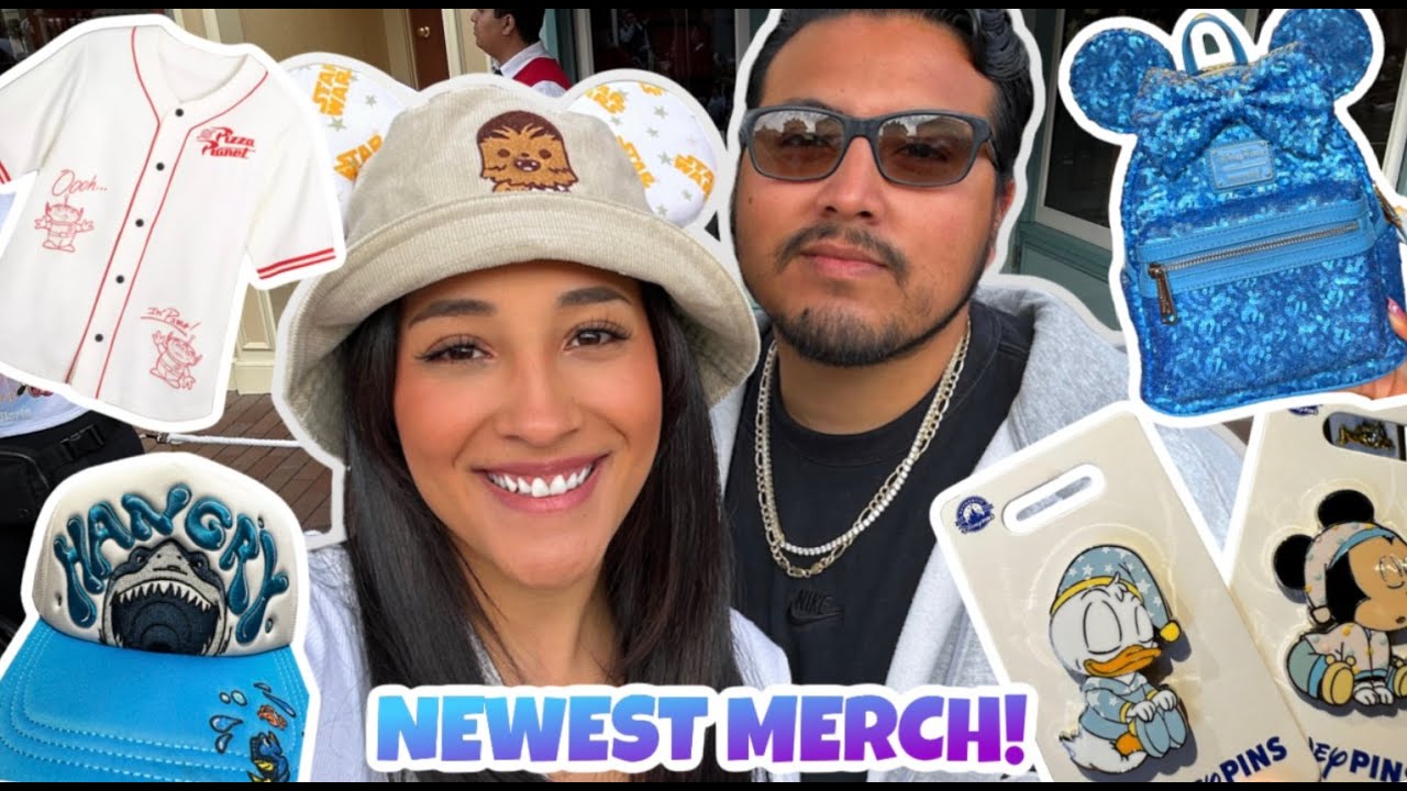 SO MANY new disneyland pins! new hydrangea loungefly & nemo merchandise! disneyland resort
