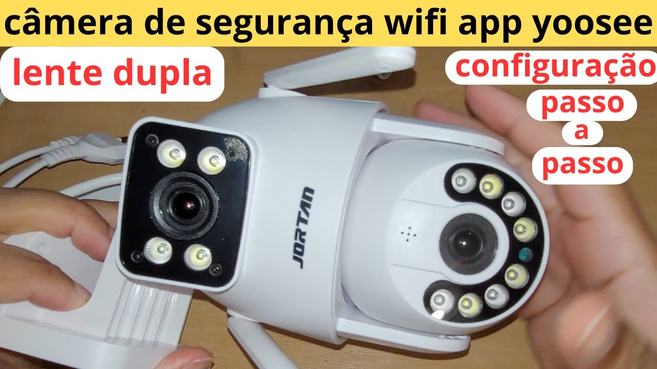 como instalar câmera de segurança wifi yoosee