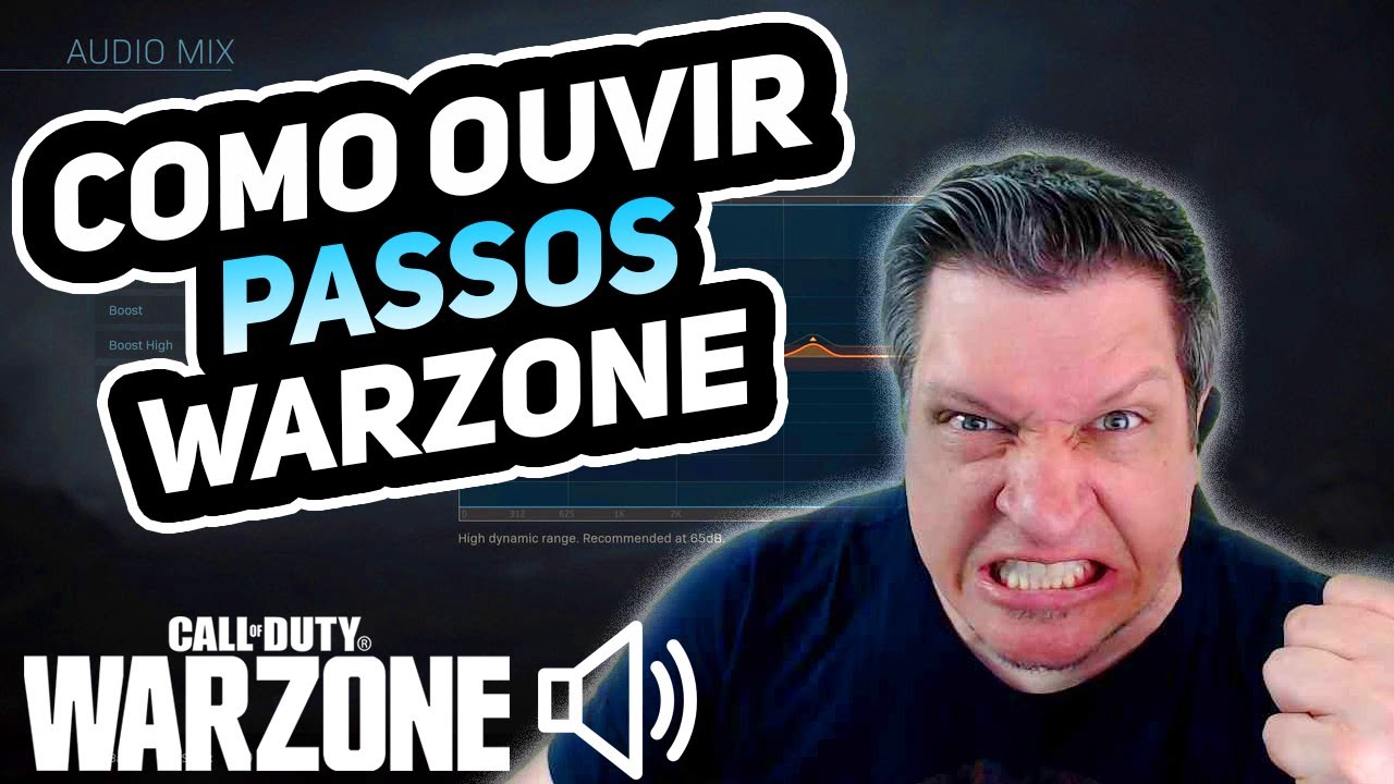 MELHORANDO VOLUME DOS PASSOS NO COD WARZONE!
