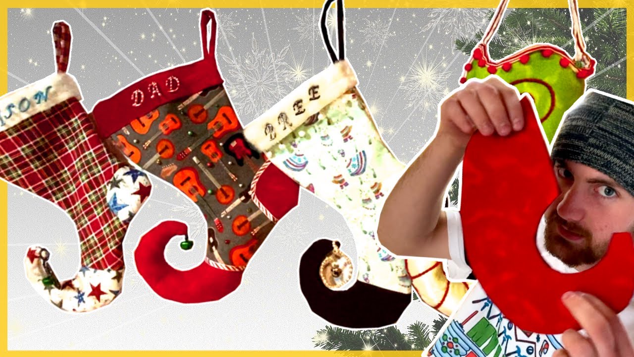 Making Unique Christmas Stockings Sewing DIY