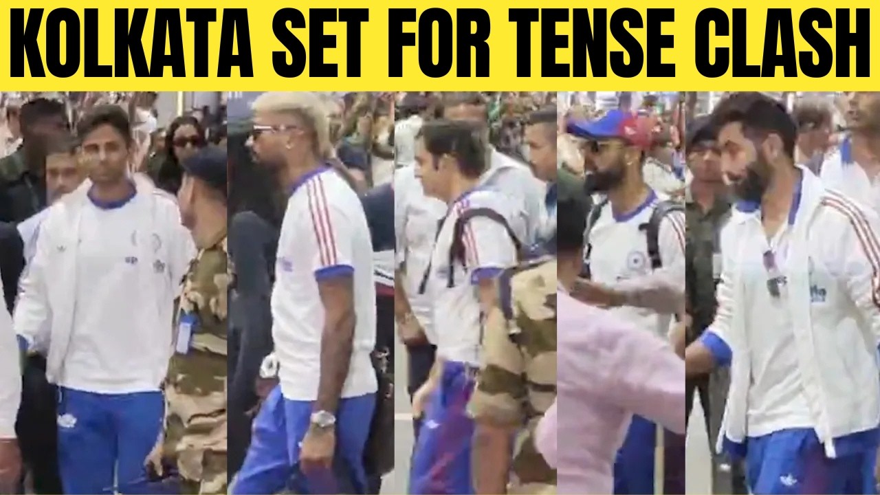 Team India arrive in Kolkata for a high-voltage shootout Super 8 clash against West Indies
