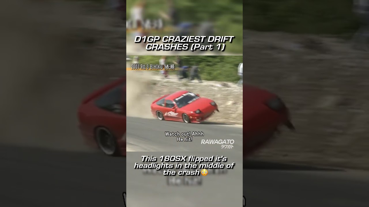 CRAZIEST DRIFT CRASHES - D1 CRASH KINGS 💥💯 (Part 1) #d1gp #drift #shorts