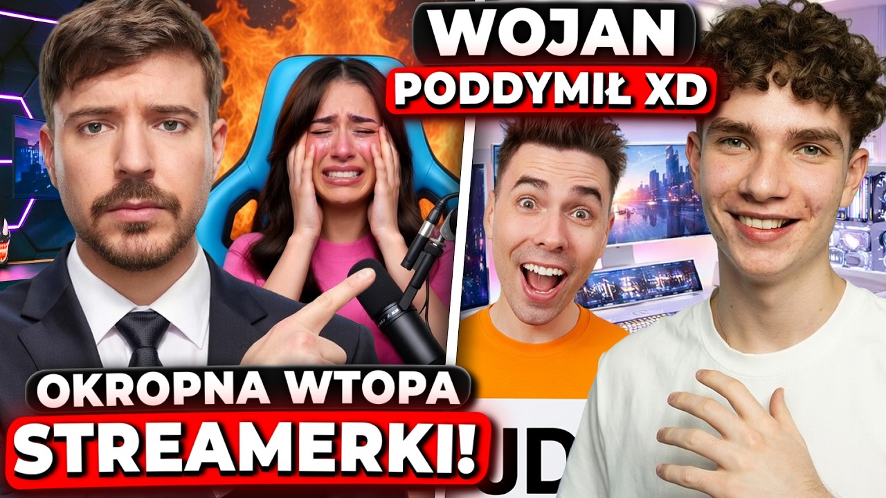 MRBEAST ZAŁAMANY LEAKIEM STREAMERKI (REZI SABOTAŻYSTA, WOJAN JD, GTA 6)